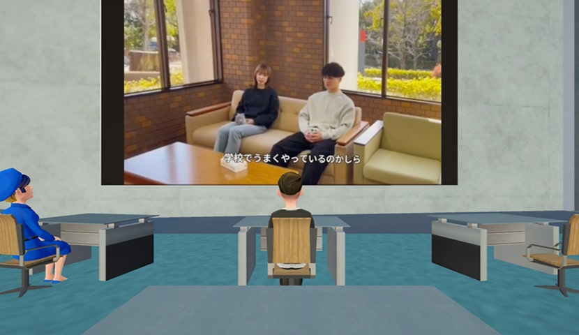 自閉症ドラマ放映の様子