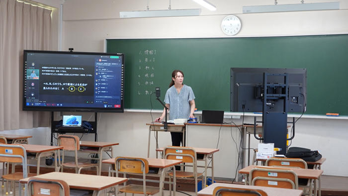 メタバース授業の様子