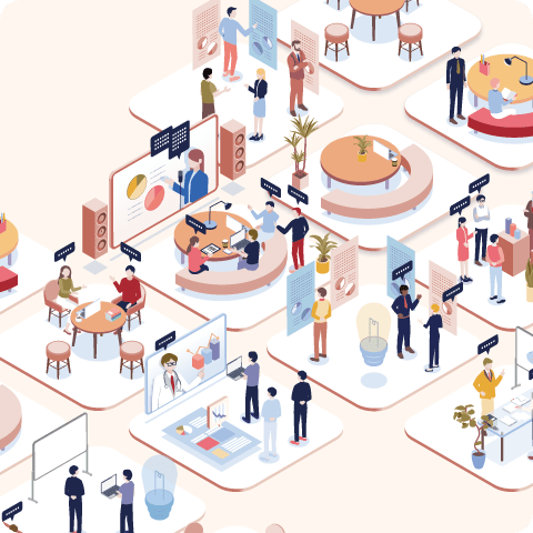 会場型オンラインイベント Remo Conference