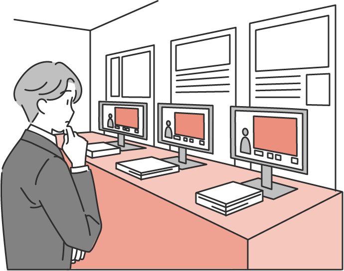 展示会や説明会で